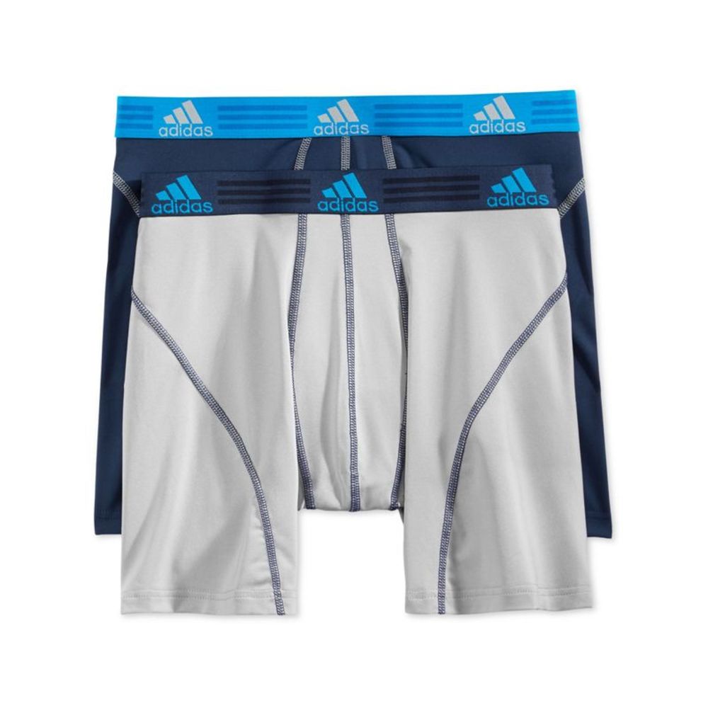 ADIDAS Intimates 2 Pack Gray Underwear Briefs L